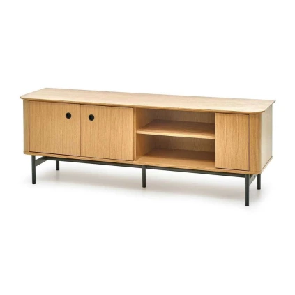 TV stolík Passos, dub / čierna