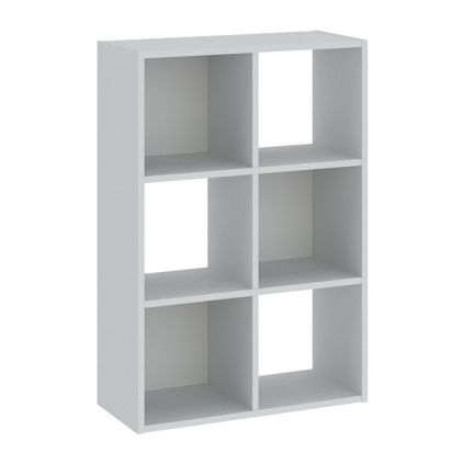 Regál Sinde 2x3, biela