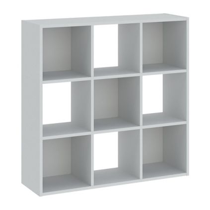 Regál Sinde 3x3, biela