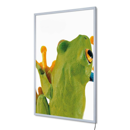 Svetelný LED klaprám 70 x 100 cm, profil 19 mm, hliník