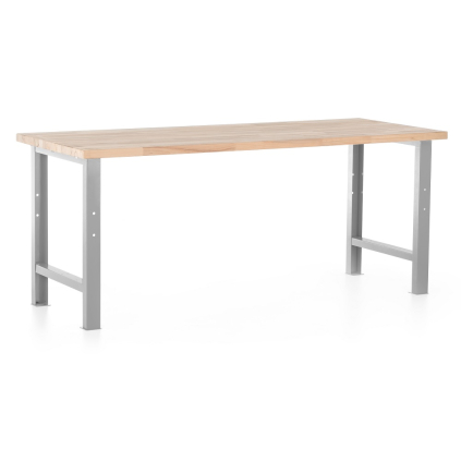 Dielenský stôl Basic 200 x 80 cm, sivá