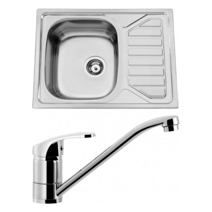 Drez Sinks Okio 650 + batéria Pronto CR, nerez