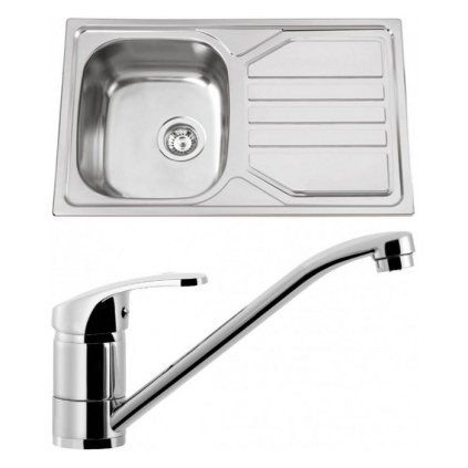 Drez Sinks Okio 800 + batéria Pronto CR, nerez