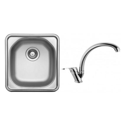 Drez Sinks Compact 435 + batéria Evera CR, nerez