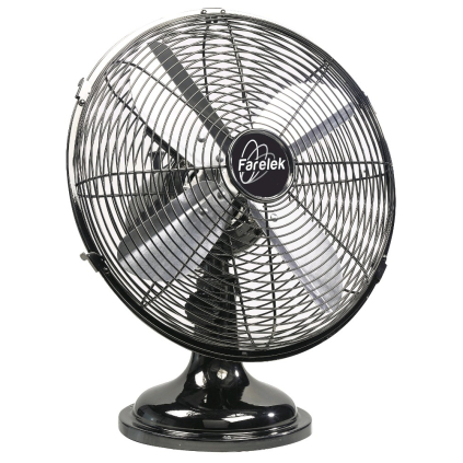 Stolný ventilátor Santander, čierna