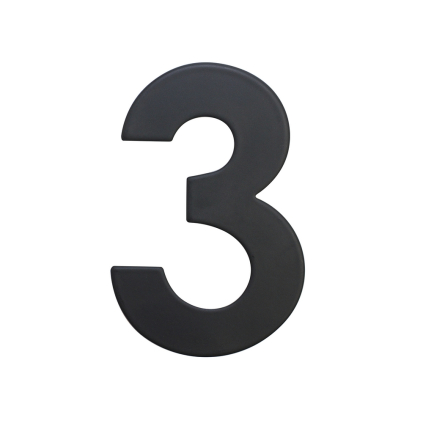 Domové číslo "3", RN.75L, čierna