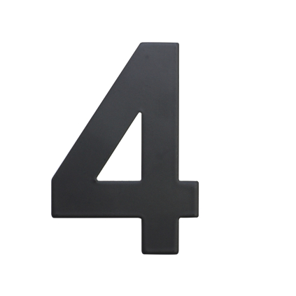 Domové číslo "4", RN.75L, čierna