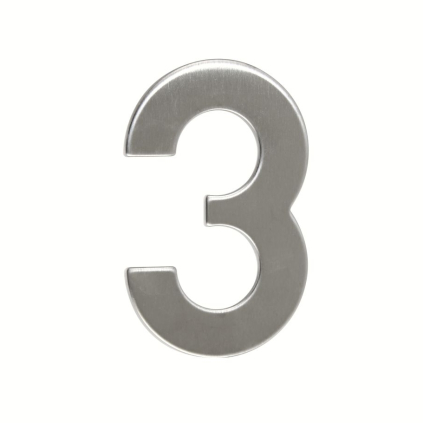 Domové číslo "3", RN.95L, nerez