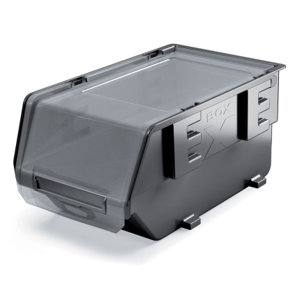 Úložný box uzatvárateľný 39,3 × 28,3 × 19,2 cm, čierna