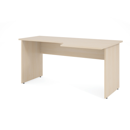 Ergonomický stôl Impress 160 x 90 cm, pravý, javor