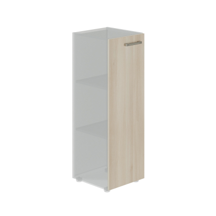Dvere na skriňu TopOffice 39,9 x 40,4 x 119,5 cm, ľavé, agát svetlý