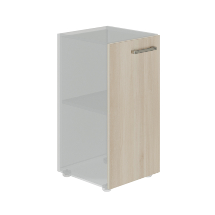 Dvere na skriňu TopOffice Premium 39,9 x 40,4 x 80 cm, ľavé, agát svetlý