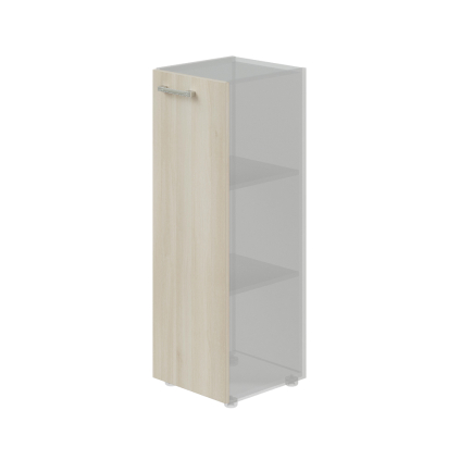 Dvere na skriňu TopOffice Premium 39,9 x 40,4 x 119,5 cm, pravé, agát svetlý