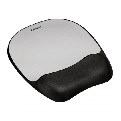 Podložka penová pod myš a zápästie Memory Foam, sivá