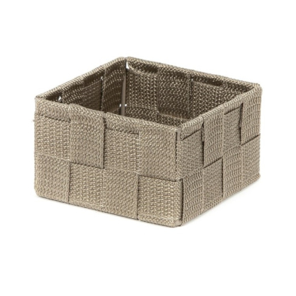 Úložný organizér Compactor TEX 12 x 12 x 7 cm, hnedá