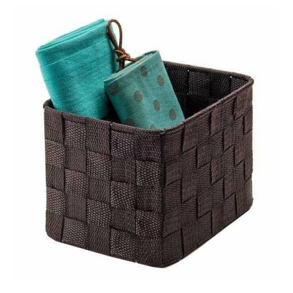Organizér Compactor TEX 19 x 14 x 13 cm, tmavo hnedá