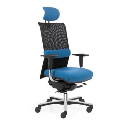 Zdravotná stolička Reflex Balance XL, modrá / čierna