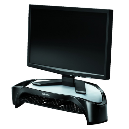 Stojan pod LCD / TFT monitor Plus Smart Suites, čierna / strieborná
