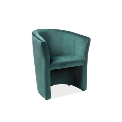 Sedacia súprava Cuba Velvet, kreslo, zelená
