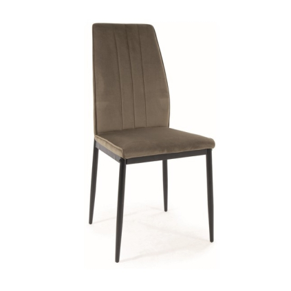 Jedálenská stolička Atom Velvet, olivová