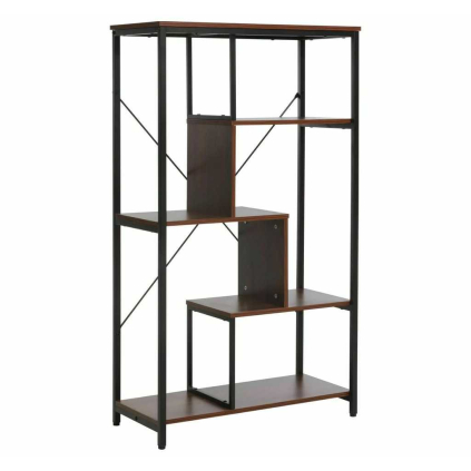 Regál Winder II, orech / čierna