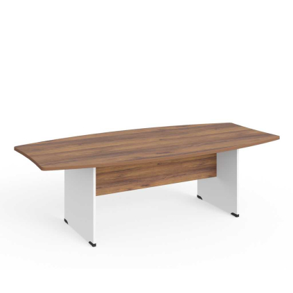 Rokovací stôl Manager 240 x 120 cm, orech warmia / biela