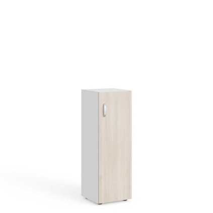 Stredná skriňa Manager 39,9 x 42,2 x 119,5 cm, pravá, agát svetlý / biela