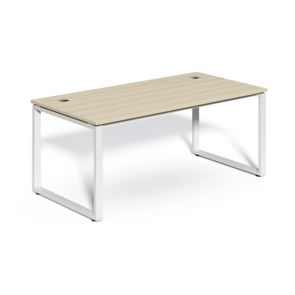 Rauman Stôl SimpleOffice 180 x 90 cm, dub svetlý / biela