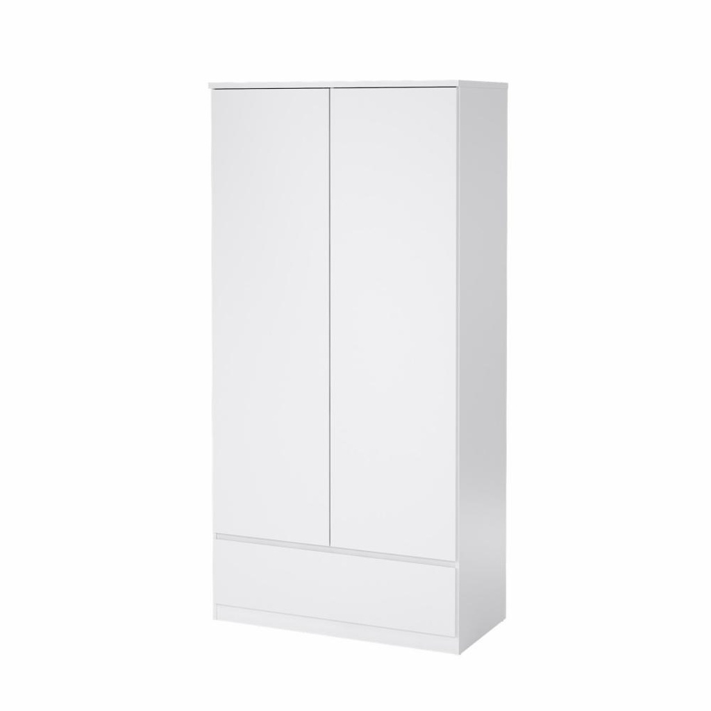 Fotografia produktu: Šatníková skriňa Simplicity, biely lesk