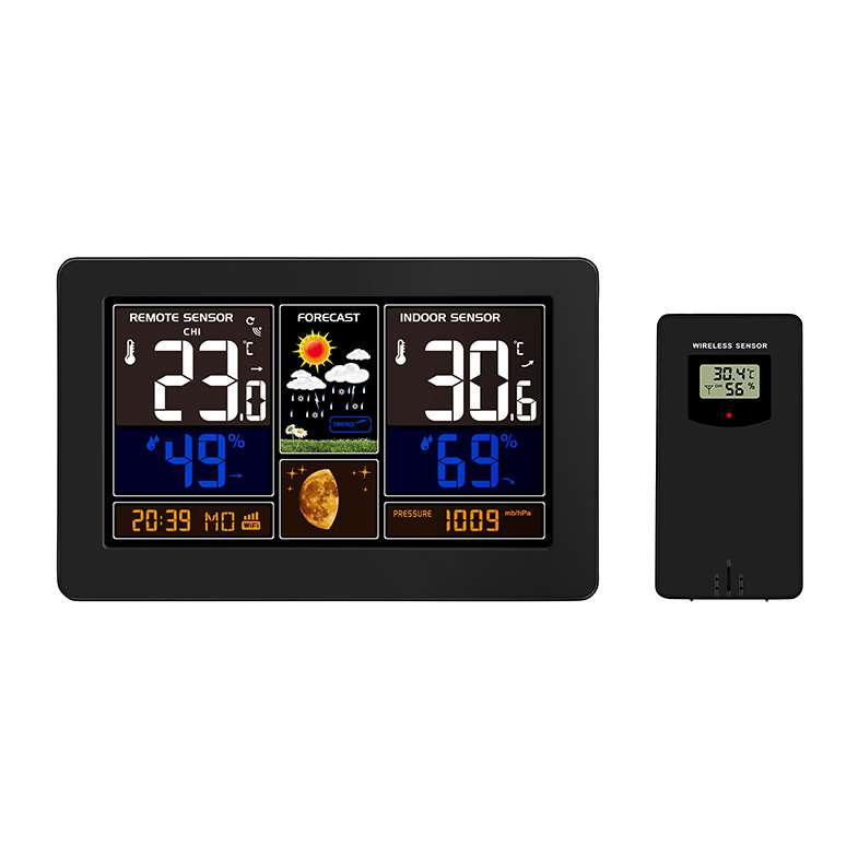 Solight Meteostanica TE81 WiFi, čierna