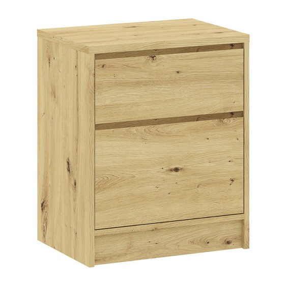 Rauman Nočný stolík Bamio, dub artisan