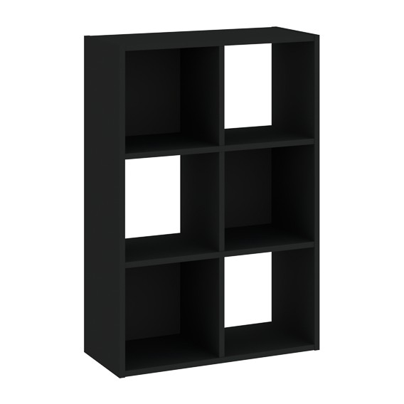 Rauman Regál Sinde 2x3, čierna