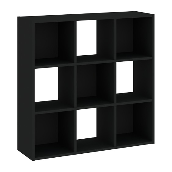 Rauman Regál Sinde 3x3, čierna
