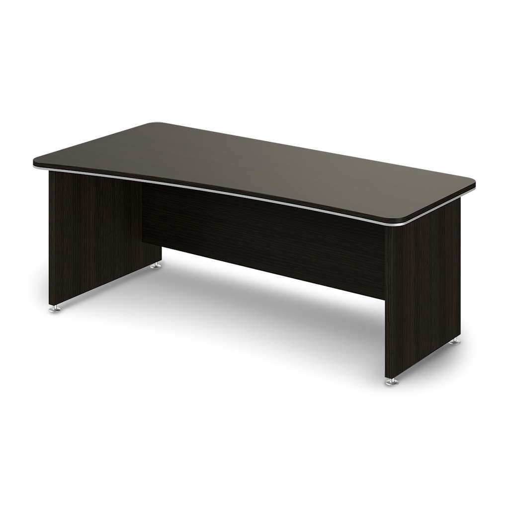 Lenza Ergonomický stôl TopOffice 200 x 100 cm, ľavý, wenge