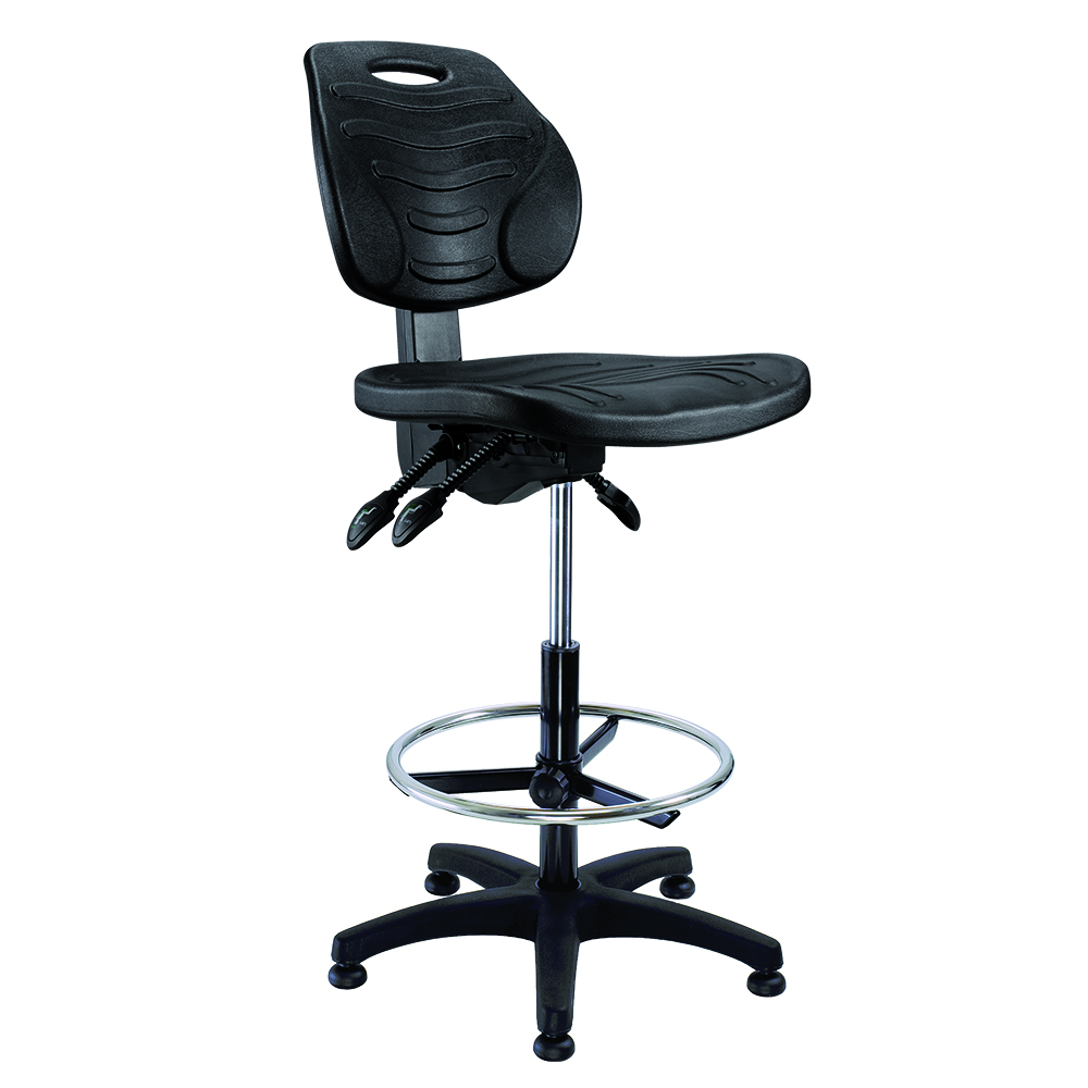 Alba CR Pracovná stolička Softy XL, čierna