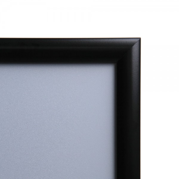 Jansen Display Klaprám A2, ostrý roh, profil 25 mm, čierna