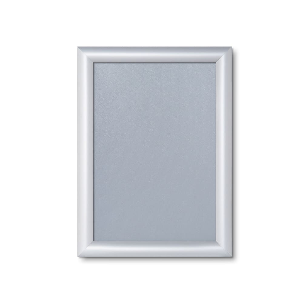 Jansen Display Klaprám A5, ostrý roh, profil 25 mm, strieborná