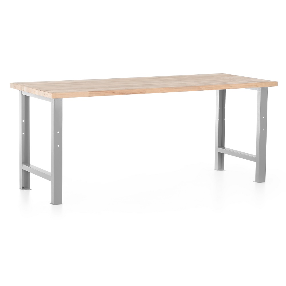 Dřevotrust Dielenský stôl Basic 200 x 80 cm, sivá