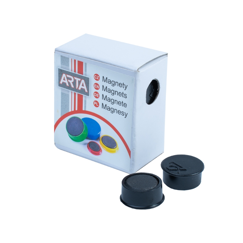 Ave Tech Sada magnetov 16 mm, 10 ks, čierna
