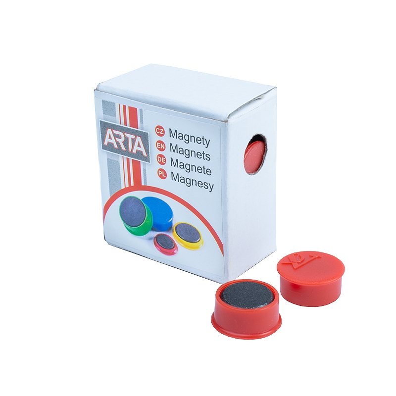 Ave Tech Sada magnetov 16 mm, 10 ks, červená