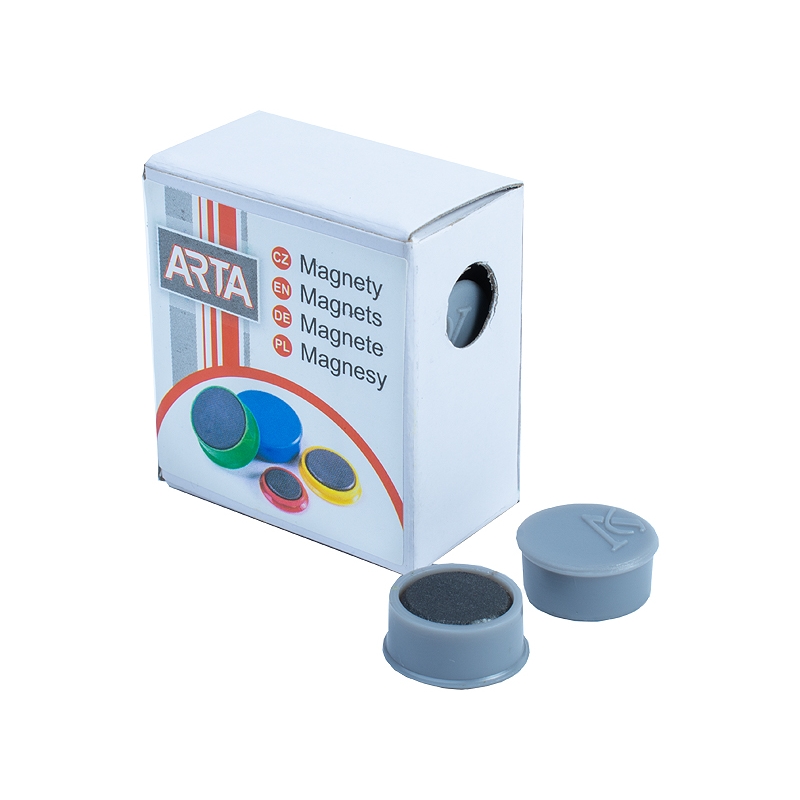Ave Tech Sada magnetov 16 mm, 10 ks, sivá