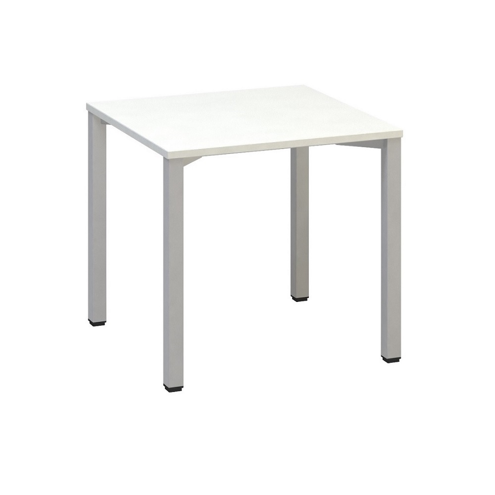 Interiér Říčany Stôl ProOffice B 80 x 80 cm, biela