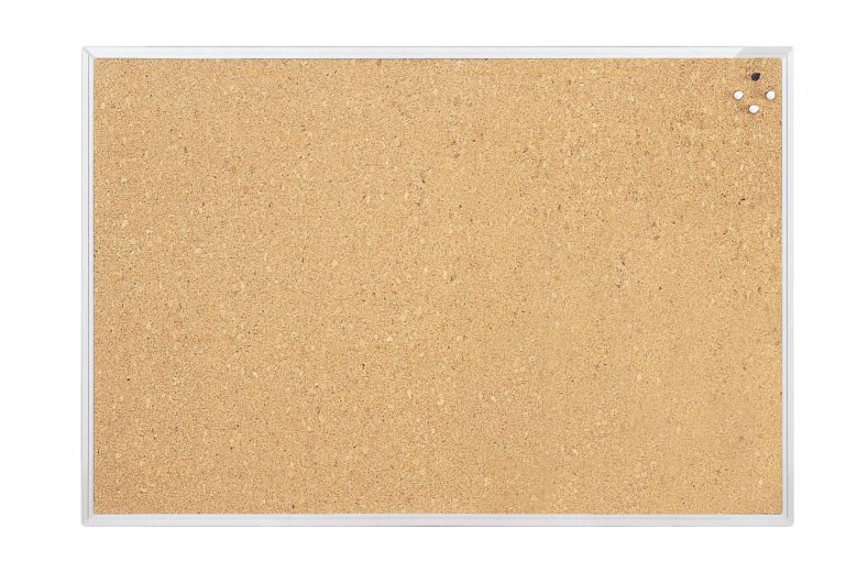PALA Korková tabuľa Magnetoplan 120 x 90 cm, hliník