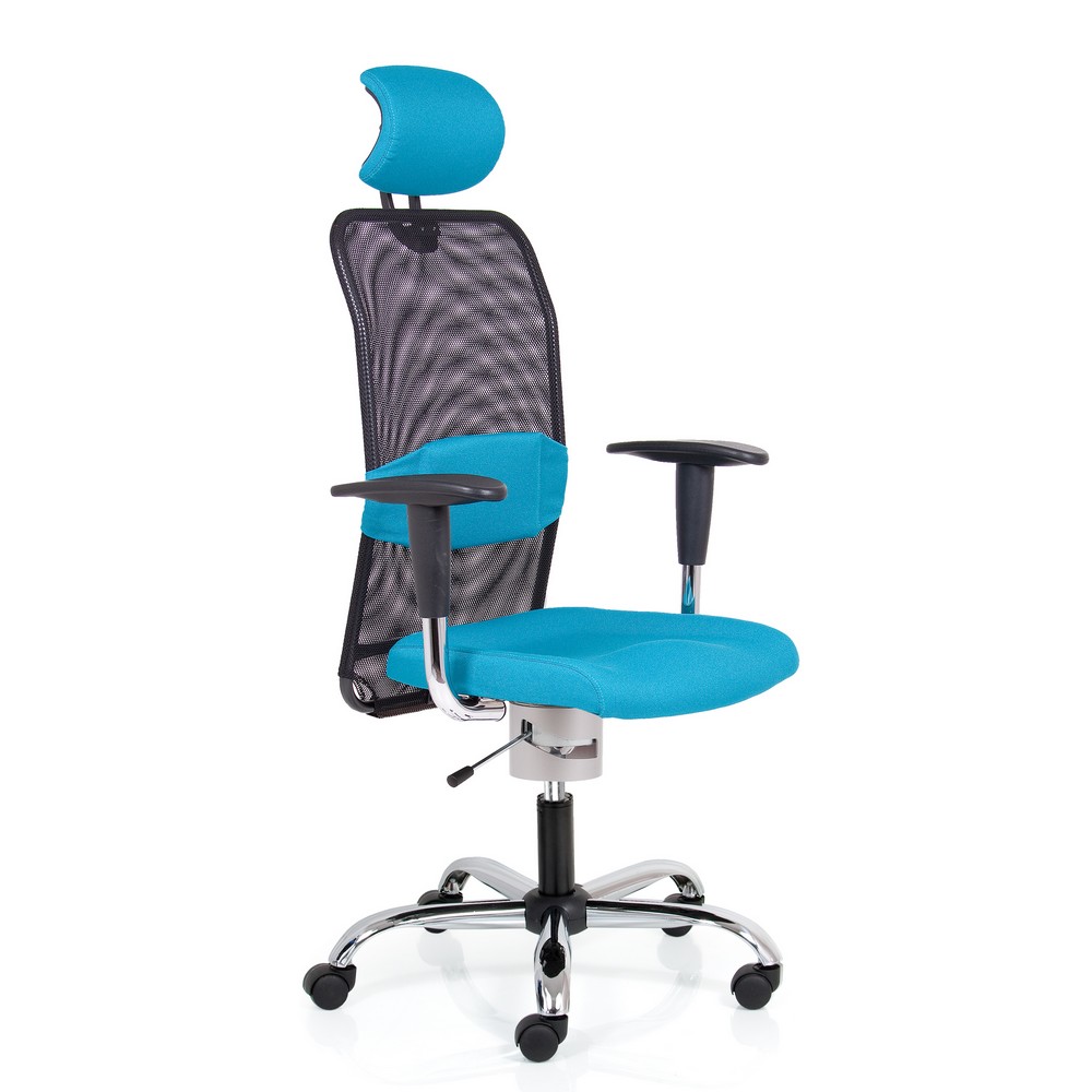 Peška Zdravotná stolička Techno Flex XL, modrá / čierna
