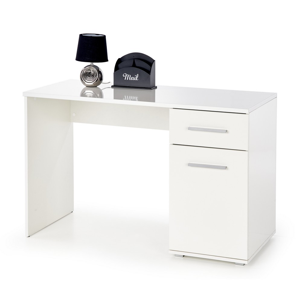 Halmar PC stôl Lima, biela