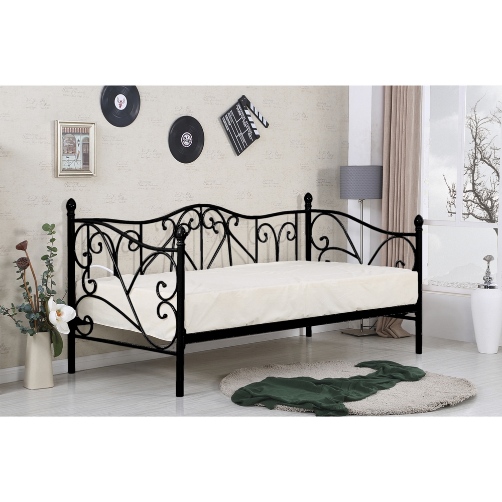 Halmar Posteľ Sumatra 90 cm, čierna