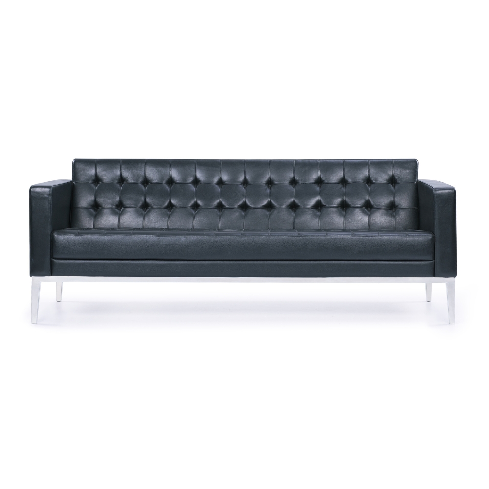 Rauman Pohovka Bartolo, trojsedák, čierna