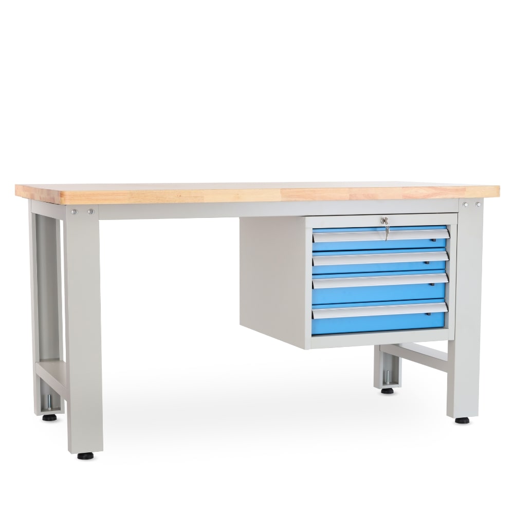 Rauman Dielenský stôl Solid OAK-04, 150 cm, závesný box, dub