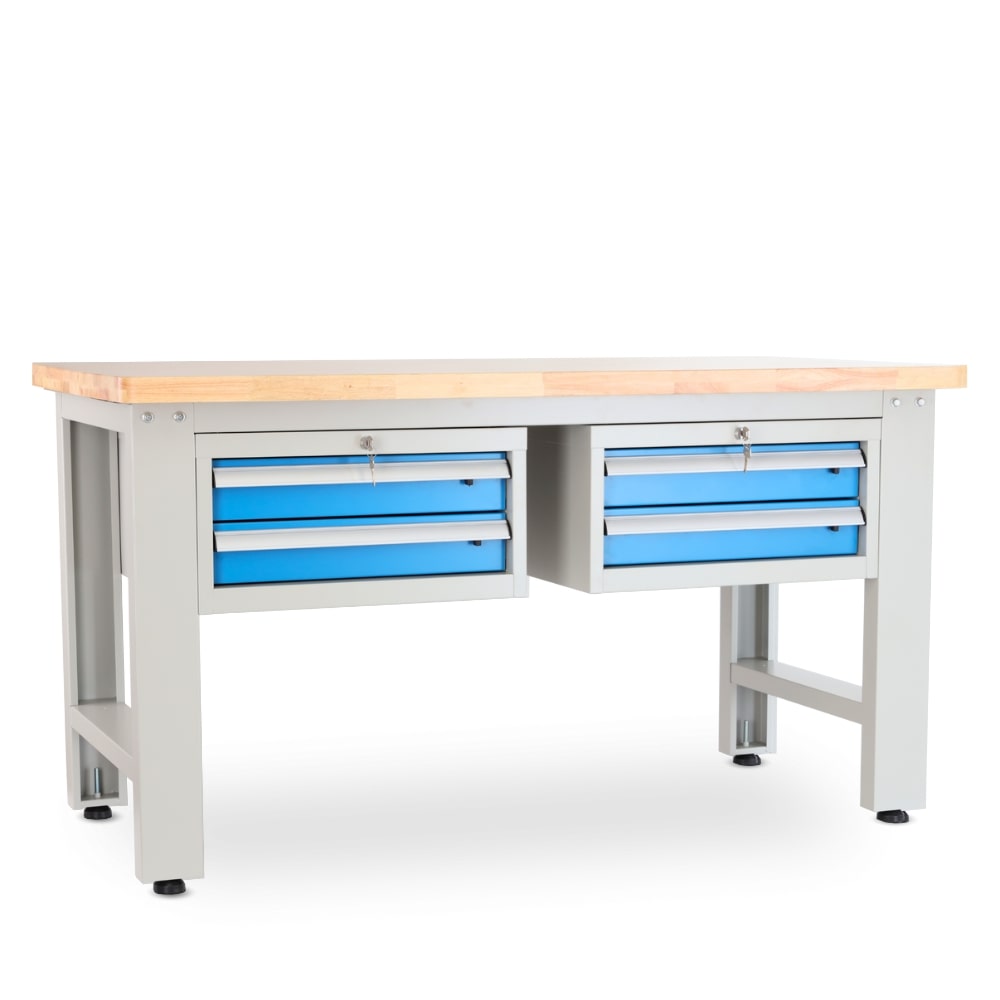 Rauman Dielenský stôl Solid OAK-22, 150 cm, 2 závesné boxy, dub