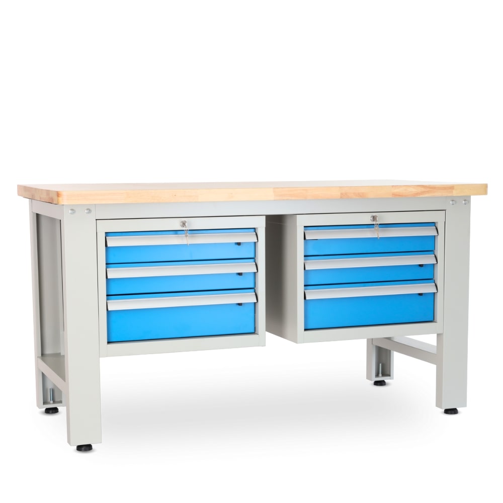 Rauman Dielenský stôl Solid OAK-33, 150 cm, 2 závesné boxy, dub
